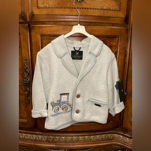 Giesswein - Wool/Cotton Jacket - Collectible - Vintage - Toddler Size 3 - Blue